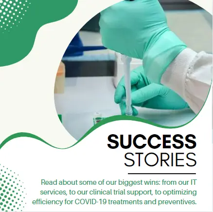 Graphic saying read our success stories